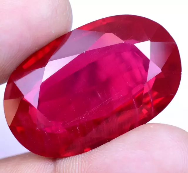 Gigantesque Naturel Rouge Sang Mozambique Rubis 63.95 CT Agl Certifié Gemme