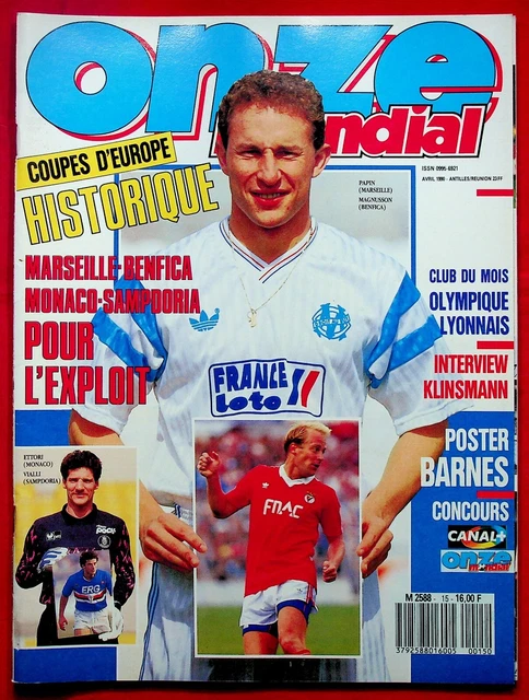 CARD « SONNY » ANDERSON ONZE MONDIAL 1994 OLYMPIQUE MARSEILLE OM ROOKIE