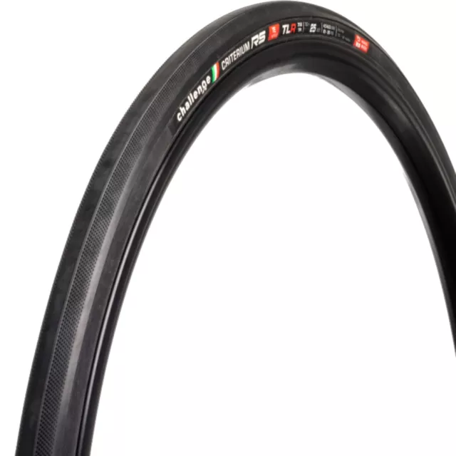 Challenge Criterium RS Handmade TLR Road Tyre - 700x27 - Tubeless - Black