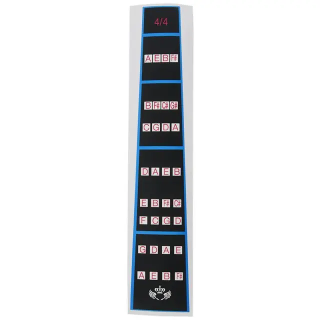 Finger Guide /Fingerboard Sticker Fret guide Label Finger Chart For Size5006