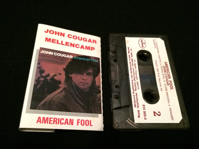 JOHN COUGAR MELLENCAMP American Fool 2Nd Press New Zealand Cassette