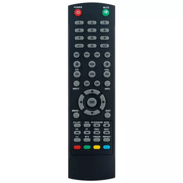 Replace Remote Control for RCA TV RTU6549-C RTU5540-B RTU7877 RLDED5098-B-UHD
