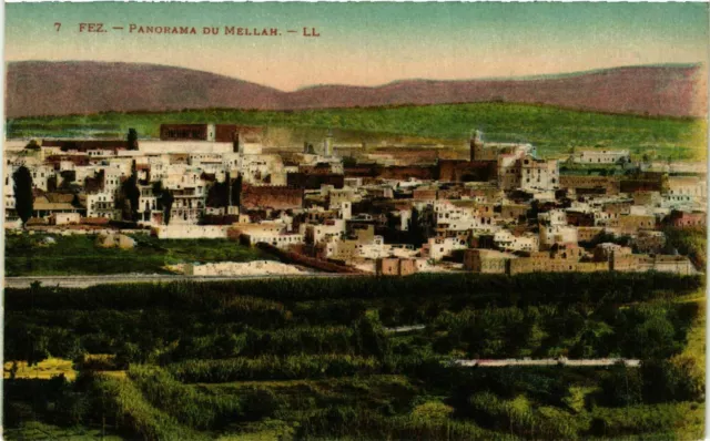 CPA AK FEZ Panorama du Mellah MOROC (824714)