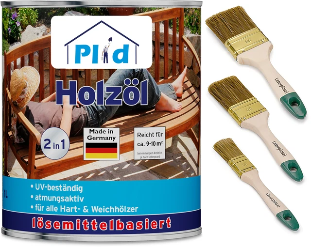 Olio di legno premium olio per cura protezione legno olio impregnante pennello teak