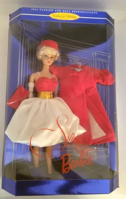 Mattel 1997 Silken Flame Barbie Doll  Collector Edition 1962 Reproduction NRFB