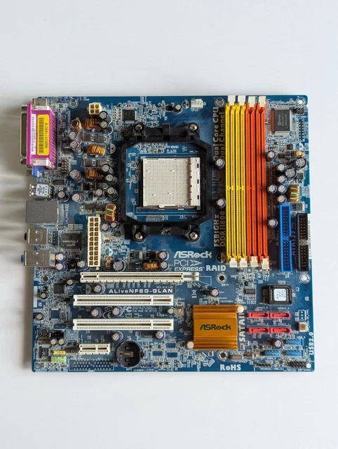 scheda madre Asrock ALiveNF6G-GLAN socket AM2 +CPU AMD Athlon5600+ X2