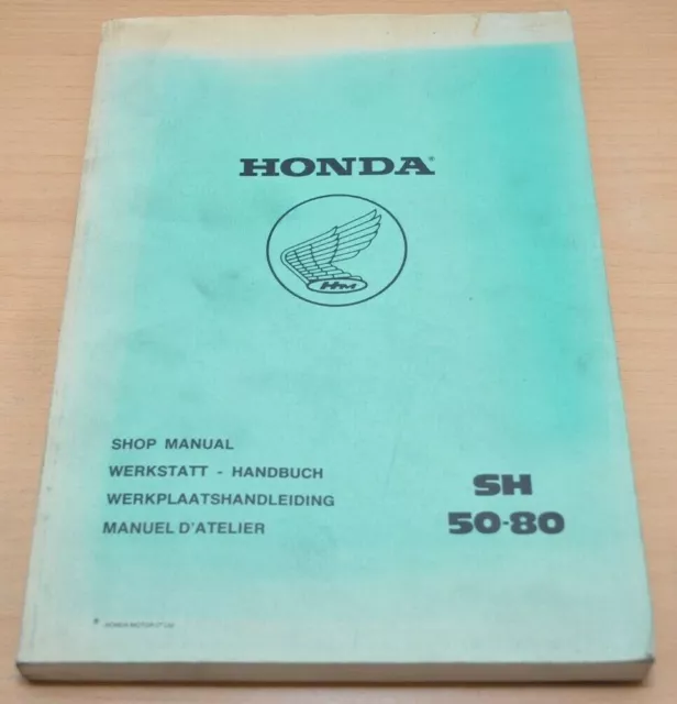 HONDA SH50 SH80 SH 50 80 1984 Motor Shop Manual Schaltplan Werkstatthandbuch