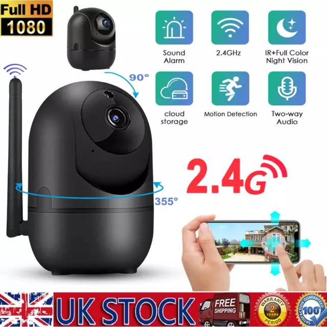 1080P CCTV WiFi IP Camera Baby Monitor Clever Dog Night Vision CAM Home Security