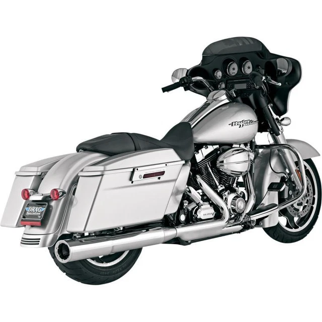 Vance & Hines 4 1/2in. Hi-Output Slip-On - Chrome - 16455