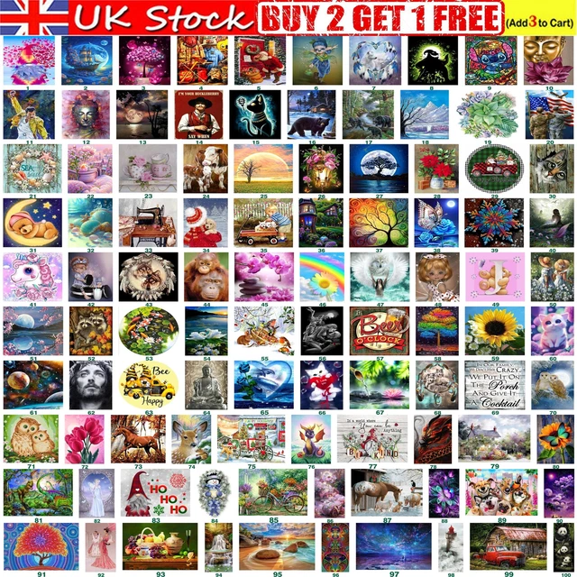 5D Diamond Painting Art Embroidery Cross Stitch Kits Cartoon DIY Full Drill