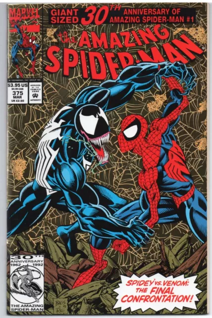 The Amazing Spider-Man Issue #375 ***Carl Brock 1St App*** Grade Nm