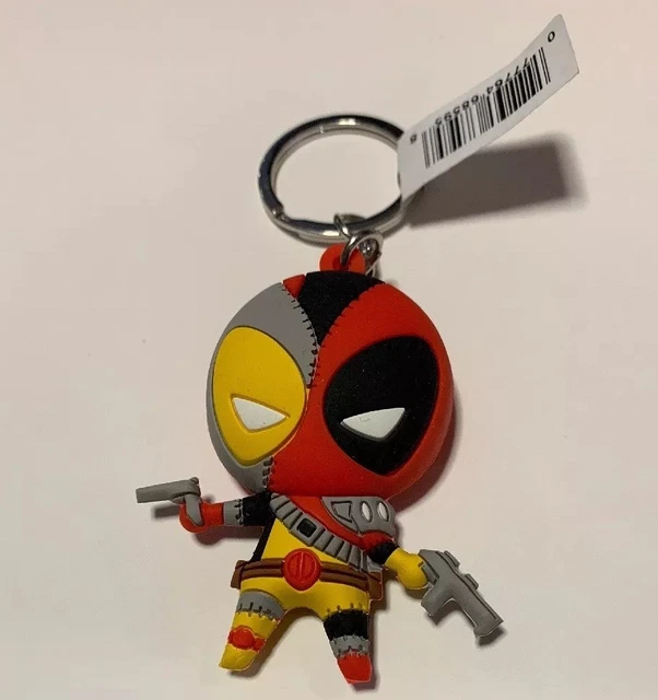 Porte-clés Marvel Deadpool - Métal, Diamètre 1 3/4 - Monogram International