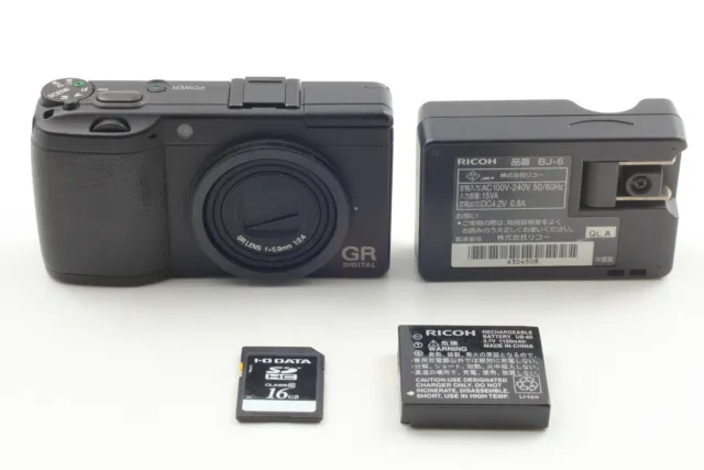 [Near MINT+++] RICOH GR DIGITAL II 2 Black 10.1MP Digital Camera From JAPAN