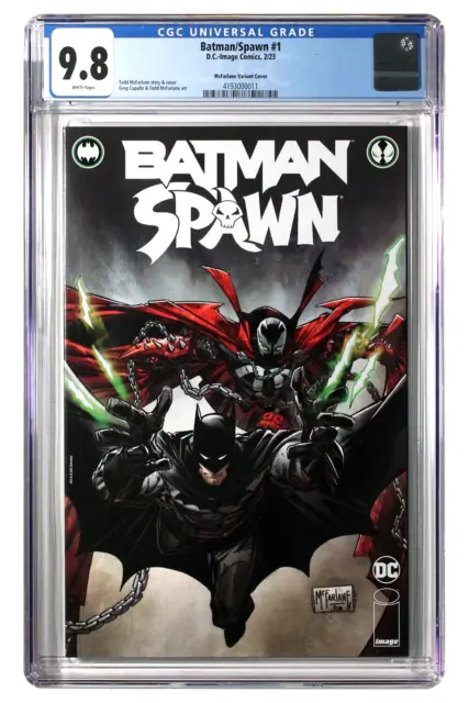 Batman/Spawn #1 McFarlane Variant Cover CGC NM/MT 9.8 White Pages 4193000011