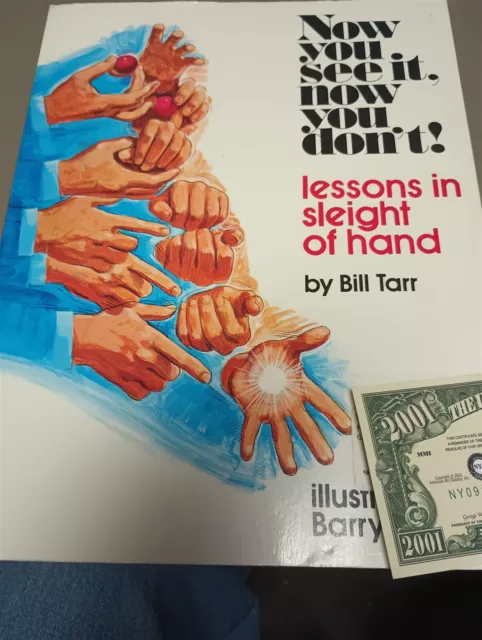 Now You See It, Now You Don't!: Lessons in Sleight of Hand Paperback 1976