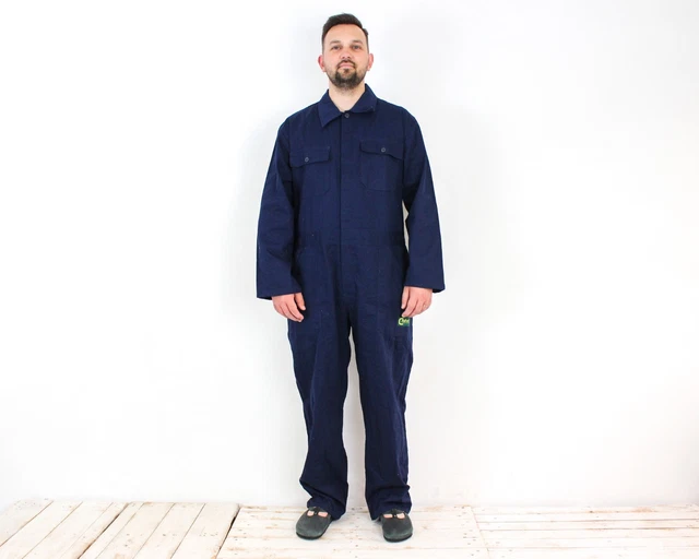 CRATEX Abbigliamento da Lavoro Sanfor Da Uomo XL Tuta Eu 54 Lavoro Chore Vintage