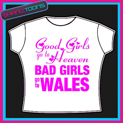 Wales Girls Holiday Hen Party Printed Tshirt