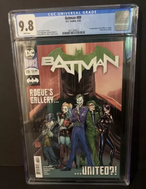 Cgc 9.8 Batman #89 1St Print Punchline 1St Cameo Appearance Rogues Gallery Cover