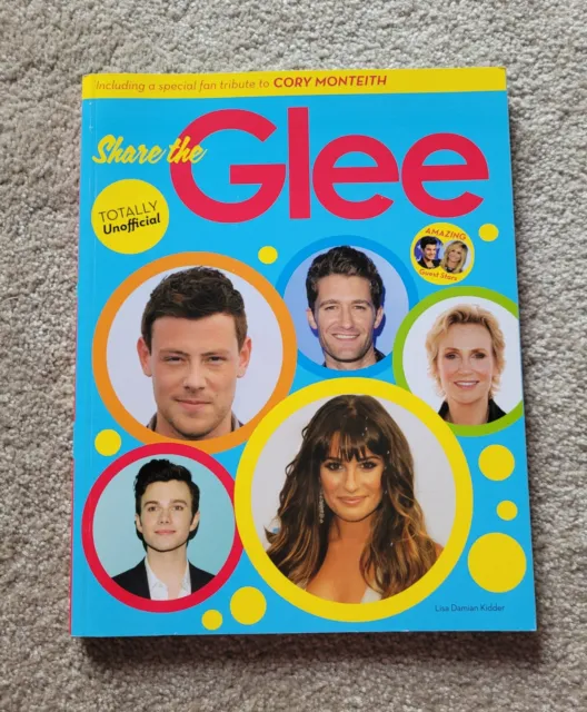 Glee book Share the glee unofficial guide Unread tribute Cory Monteith
