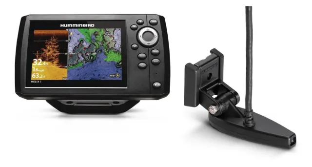 Humminbird Helix 5 Gazouiller Down Imagerie GPS G3 Sondeur Avec Xnt 9 Hw Di