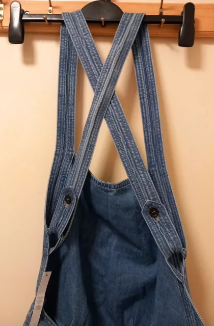 Jeans denim da donna blu Dungarees taglia 12/EU40 morbidi e comodi