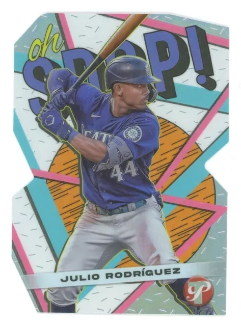 Julio Rodriguez 2023 Topps Pristine Oh Snap! Die-Cut #OS-9 Seattle Mariners B38