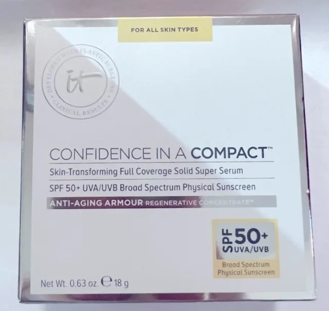 IT COSMETICS Confidence in a Compact FAIR Solid Serum Foundation SPF New