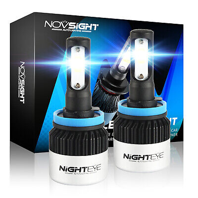 Nighteye h11 h8 LAMPADE h9 1600lm fari nebbia lampadina LED lampada bianco 160w 
