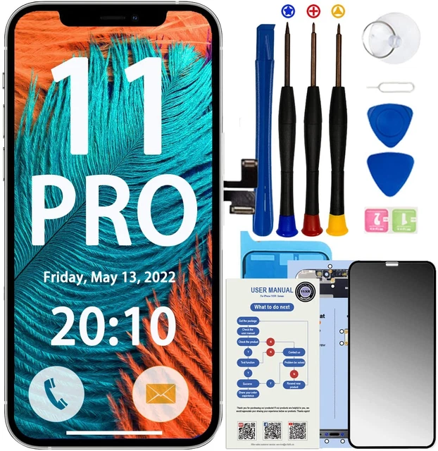 For iPhone 11 Pro Incell LCD Display Touch Screen Digitizer Replacement Kit Lot