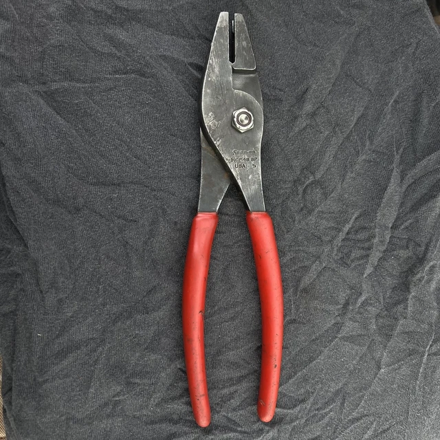 VINTAGE SNAPON TOOLS 8" Large Hose Clamp Slip Joint Pliers HCP48BP 25