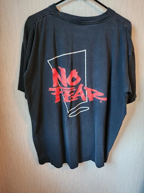 VINTAGE NO FEAR So Cal T Shirt Sz (S) Crew Neck 90's Y2K Double