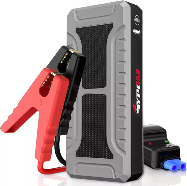 SYPOM Car Jump Starter 4000A Peak Battery Jump Starter for All Gas or Up to 1...