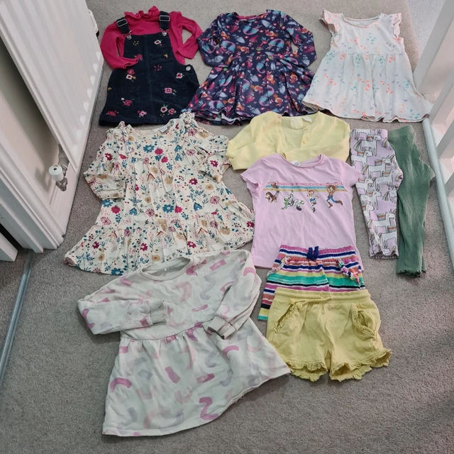 girls clothes bundle dresses 3-4 years vgc