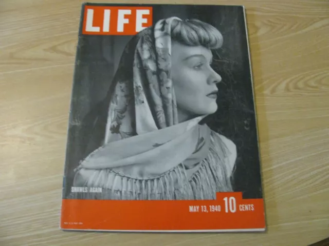 1940 Life Magazine  May 13  Fashion  -  Shawls Again    Lowest Price On Ebay