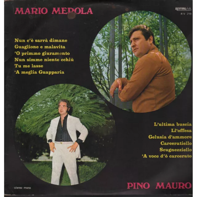 Mario Merola, Pin Mauro LP Vinyle Premier, Same / Revival Folk – RV219 Neuf