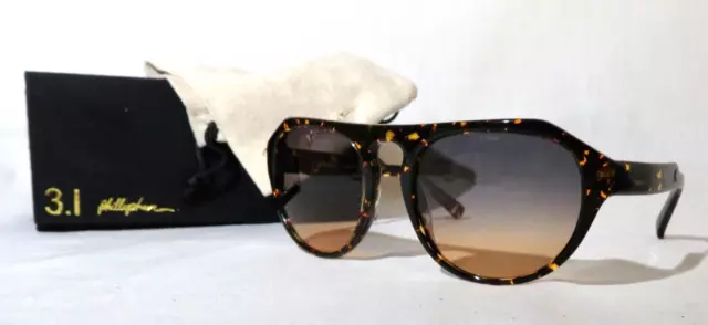 3.1 Phillip Lim Sunglasses Holmes Tortoise 55-20-135 New w/case & Pouch