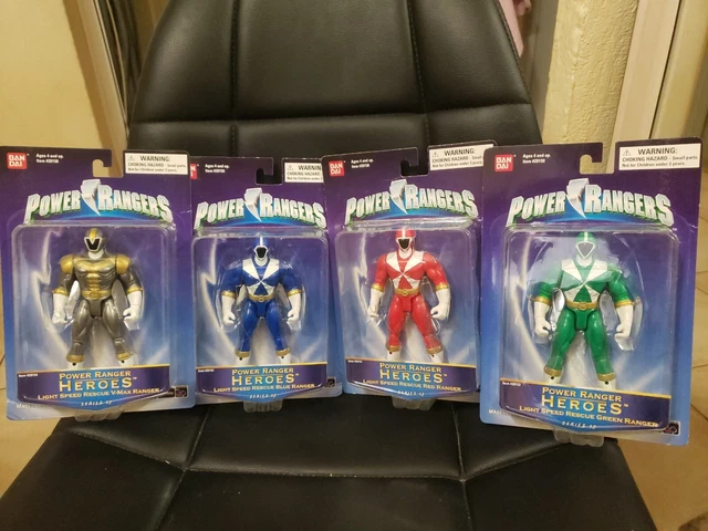 VERY RARE POWER rangers Heroes Light Speed Rescue Serie 12 Set New And ...