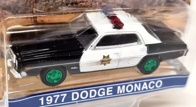 Greenlight 1/64 Dodge Monaco Police 1977 Fall Guy CHASE Edition Model Car