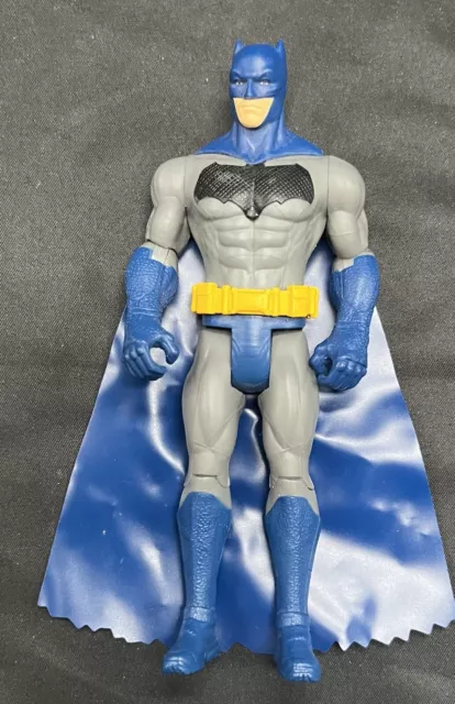 Batman Mattel DC Comics Justice League Blue & Gray Grey 6" Action Figure Affleck