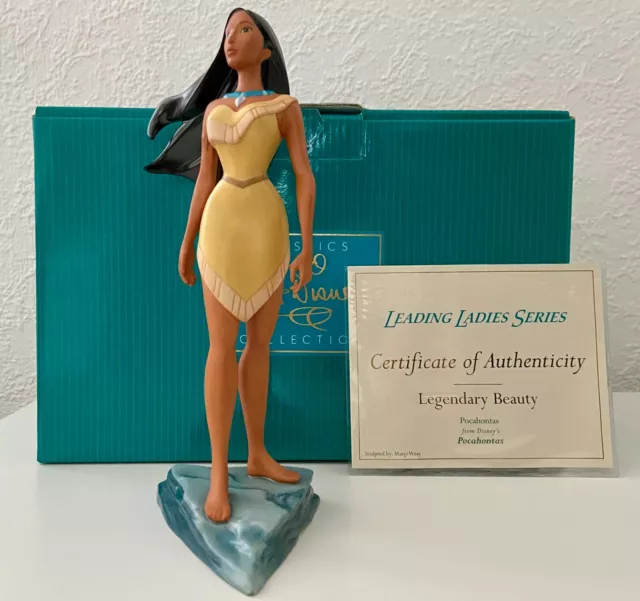 WDCC Walt Disney Classics Collection - Pocahontas "Legendary Beauty" Box & COA