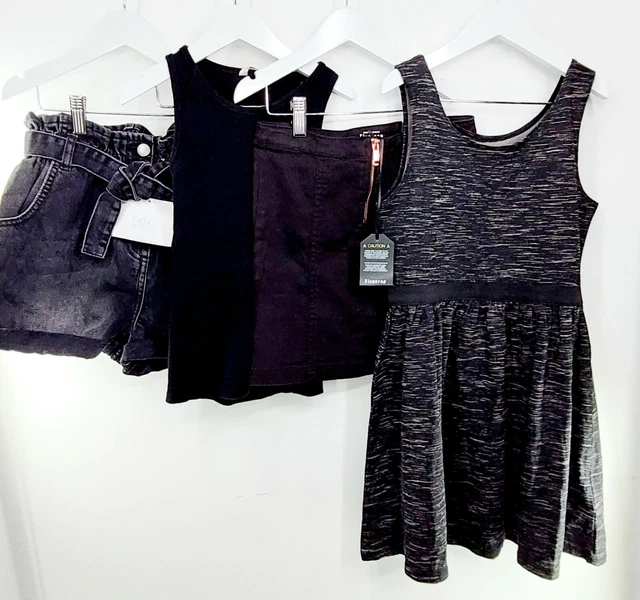 Girls Bundle Ages 8-10 Years 4 Set Firetrap H&M Next Etc Denim Shorts Skirt