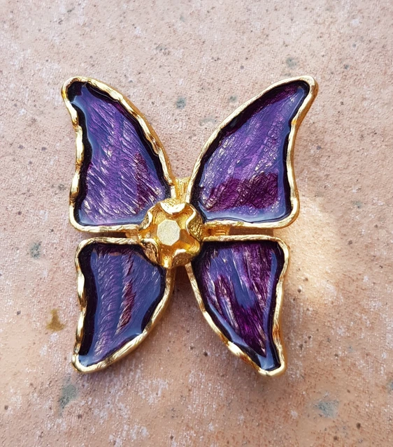 Broche Fantaisie Vintage - Parfait état - Bijou D'occasion Rétro - Détails Et Couleur Voir Photos