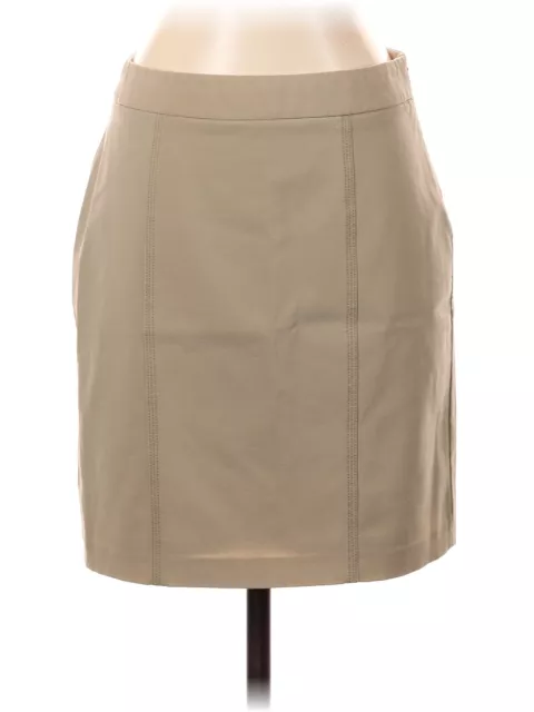 Elie Tahari Women Brown Wool Skirt 2