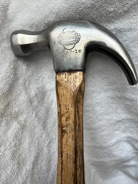 Vintage Bluegrass Belknap Hammer Bg47-16 Original Handle Louisville Kentucky