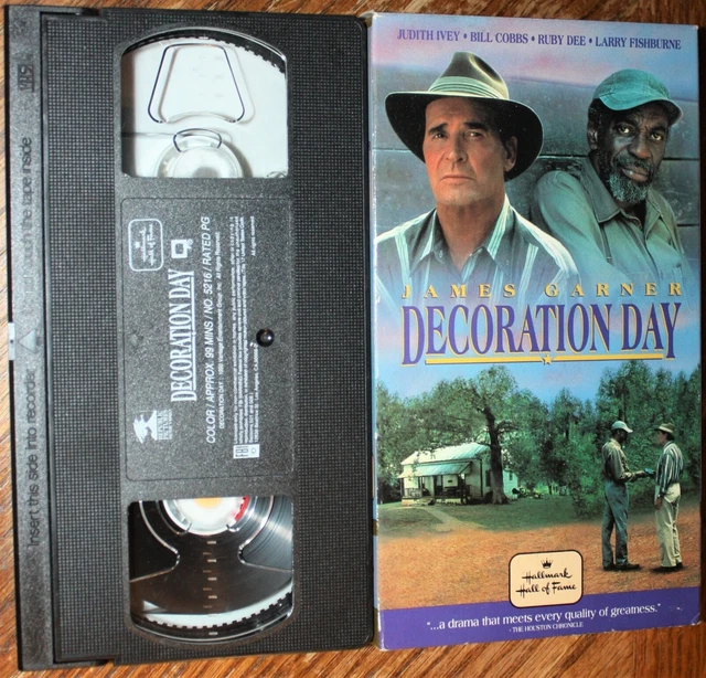 DECORATION DAY (VHS) James Garner, Larry Fishburne, Bill Cobbs. VG Cond