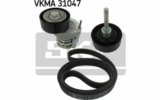 SKF Kit de courroies d'accessoire pour VOLKSWAGEN GOLF TOURAN VKMA 31047