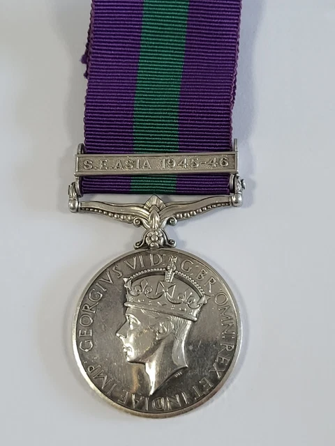 General Service Medal S.E. ASIA, 6th S.W.B., Wounded Twice In Burma