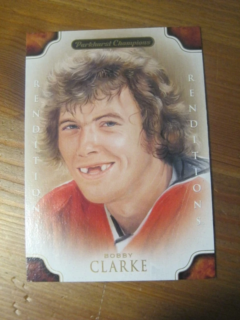 2011 Parkhurst Champions #142 Bobby Clarke Flyers HOF Renditions SP ZH3
