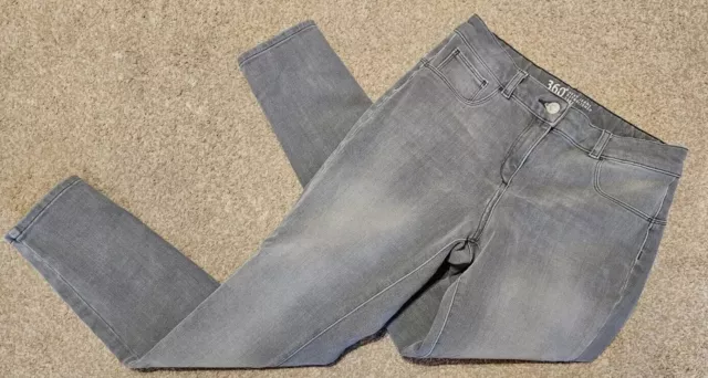 NEXT 360 Jeans Grey Denim Uk Size 12 - 26" Leg Stretchy Shaping Free UK P&P.