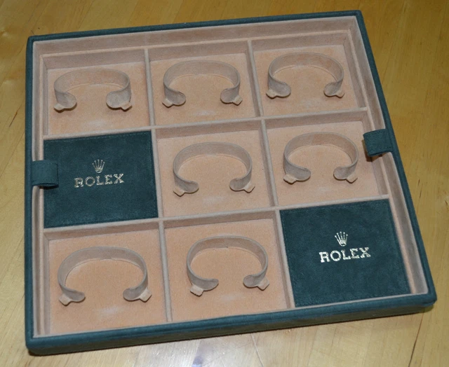 ROLEX WATCH TRAY Display Stand Submariner Daytona Explorer GMT Day-Date